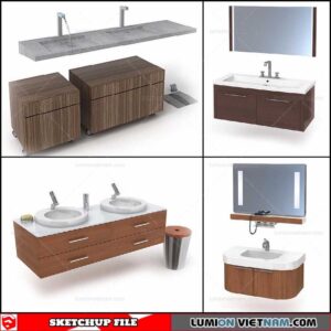 Bathroom Appliances - Sketchup Models By NhaTay