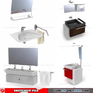 Bathroom Appliances - Sketchup Models By NhaTay
