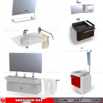 Bathroom Appliances - Sketchup Models By NhaTay