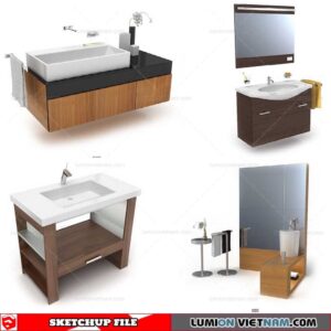 Bathroom Appliances - Sketchup Models By NhaTay