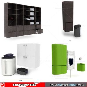Bathroom Appliances - Sketchup Models By NhaTay