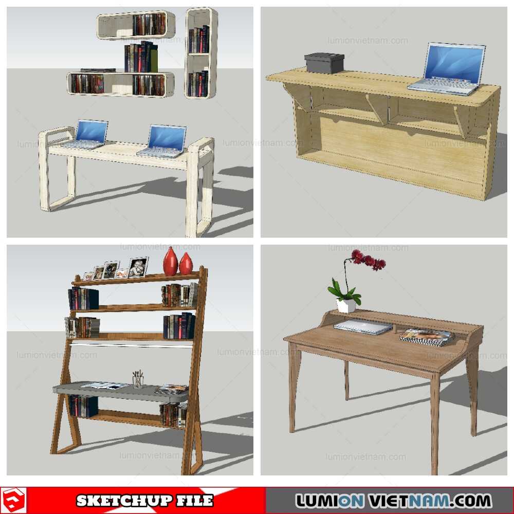 020921-Combo-Desk-(6)-Sketchup-Models