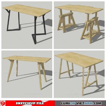 Workplace Sketchup 3D Models By Nha Tay