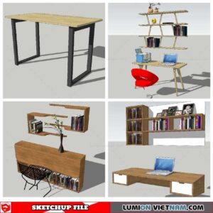 Workplace Sketchup 3D Models By Nha Tay