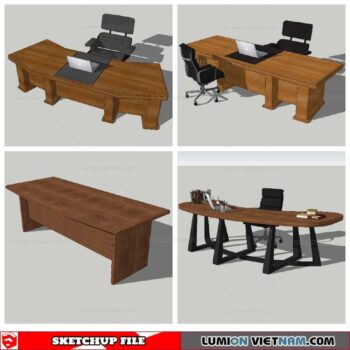 Workplace Sketchup 3D Models By Nha Tay