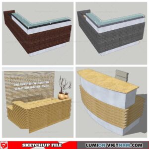 Workplace Sketchup 3D Models By Nha Tay