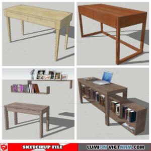 Workplace Sketchup 3D Models By Nha Tay