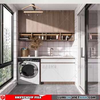 Laundry room - Sketchup Models By Cuong covua