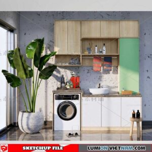 Laundry room - Sketchup Models By Cuong covua