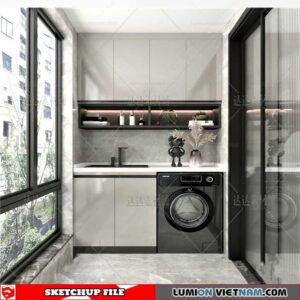 Laundry room - Sketchup Models By Cuong covua