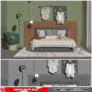 Combo Bed - Sketchup Models By Cuong covua