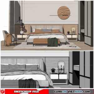 Combo Bed - Sketchup Models By Cuong covua
