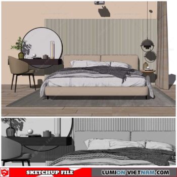 Combo Bed - Sketchup Models By Cuong covua
