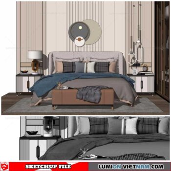 Combo Bed - Sketchup Models By Cuong covua