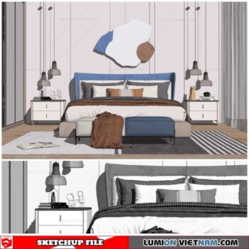 Combo Bed - Sketchup Models By Cuong covua
