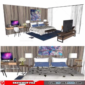 Combo Bed - Sketchup Models By Cuong covua