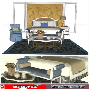 Combo Bed - Sketchup Models By Cuong covua