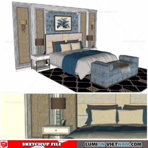 Combo Bed - Sketchup Models By Cuong covua