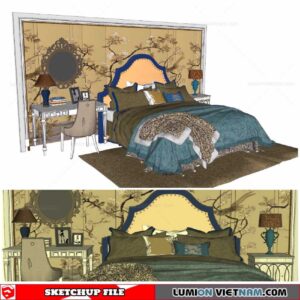 Combo Bed - Sketchup Models By Cuong covua