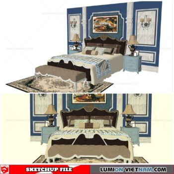 Combo Bed - Sketchup Models By Cuong covua
