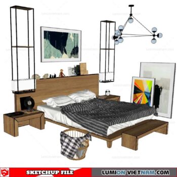 Combo Bed - Sketchup Models By Cuong covua