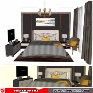 Combo Bed - Sketchup Models By Cuong covua