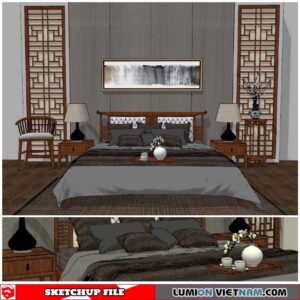 Combo Bed - Sketchup Models By Cuong covua