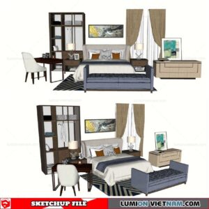 Combo Bed - Sketchup Models By Cuong covua