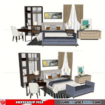 Combo Bed - Sketchup Models By Cuong covua
