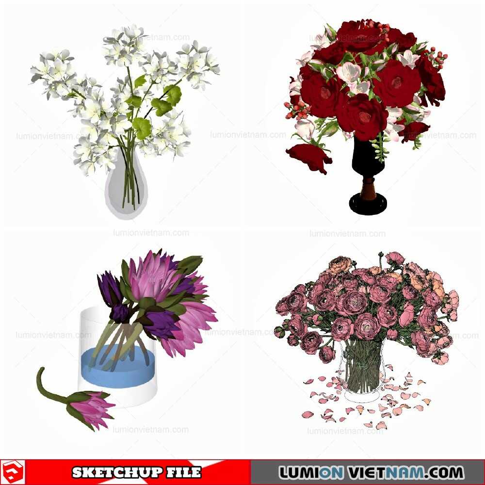 110921-Flower-Vase-(6)-Sketchup-Models