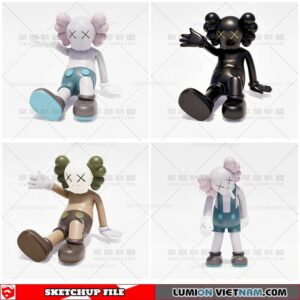 Kaws - Sketchup Models By Cuong covua