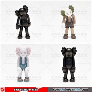 Kaws - Sketchup Models By Cuong covua