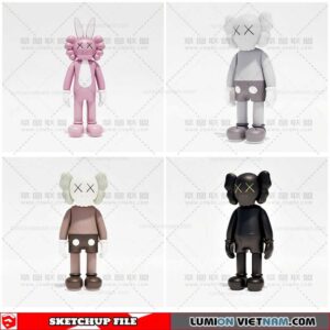 Kaws - Sketchup Models By Cuong covua