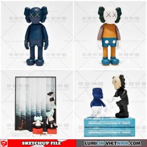 Kaws - Sketchup Models By Cuong covua