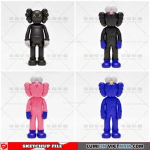 Kaws - Sketchup Models By Cuong covua