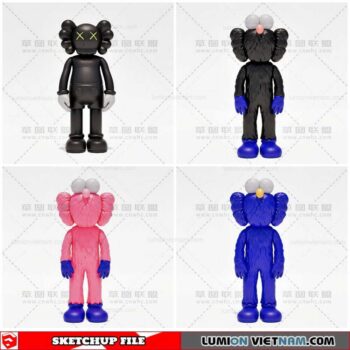 Kaws - Sketchup Models By Cuong covua