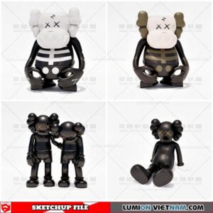 Kaws - Sketchup Models By Cuong covua