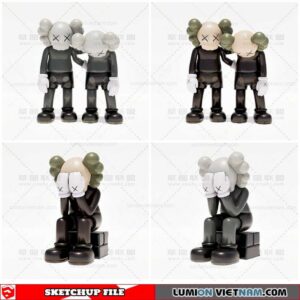 Kaws - Sketchup Models By Cuong covua