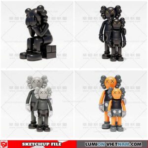 Kaws - Sketchup Models By Cuong covua