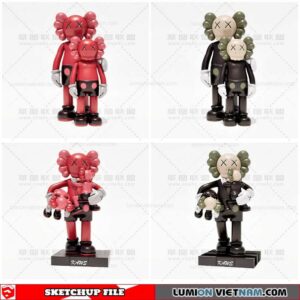 Kaws - Sketchup Models By Cuong covua