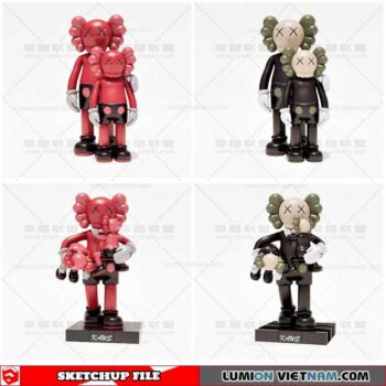 Kaws - Sketchup Models By Cuong covua