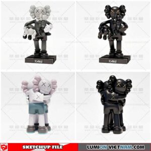Kaws - Sketchup Models By Cuong covua