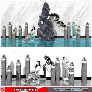 Landscape Stone - Sketchup Models By Cuong covua