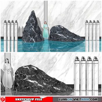 Landscape Stone - Sketchup Models By Cuong covua