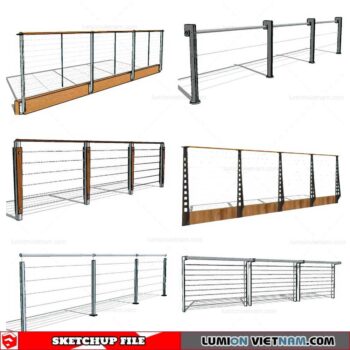 Balustrade - Sketchup Model By Cuong Covua