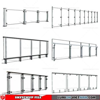 Balustrade - Sketchup Model By Cuong Covua