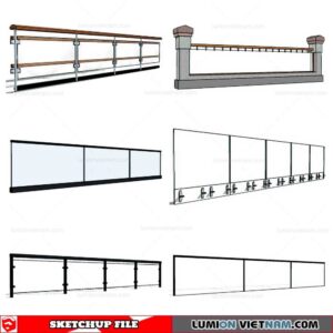 Balustrade - Sketchup Model By Cuong Covua