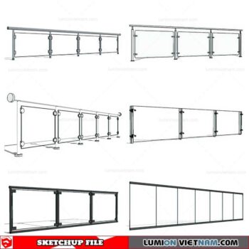 Balustrade - Sketchup Model By Cuong Covua