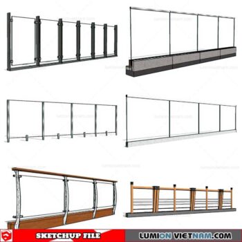 Balustrade - Sketchup Model By Cuong Covua