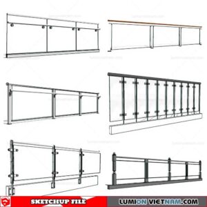 Balustrade - Sketchup Model By Cuong Covua